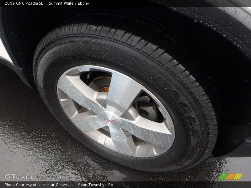 Summit White / Ebony 2009 GMC Acadia SLT