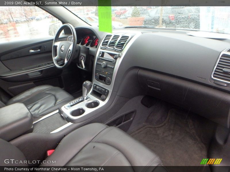 Summit White / Ebony 2009 GMC Acadia SLT