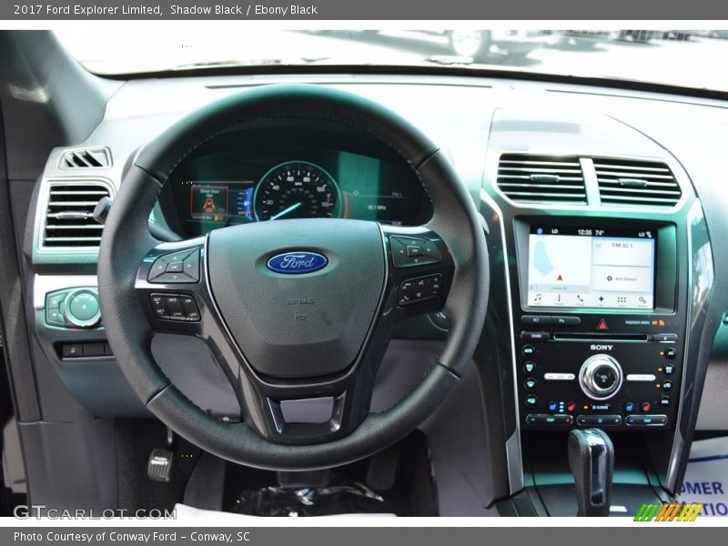 Shadow Black / Ebony Black 2017 Ford Explorer Limited