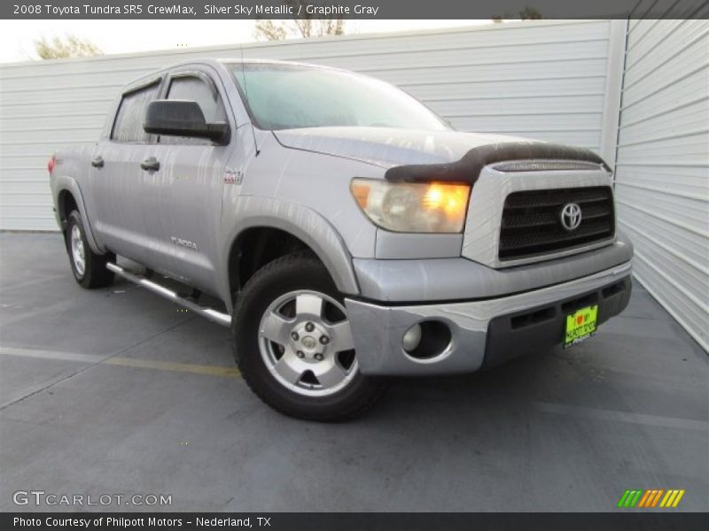Silver Sky Metallic / Graphite Gray 2008 Toyota Tundra SR5 CrewMax