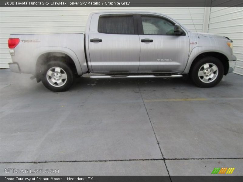 Silver Sky Metallic / Graphite Gray 2008 Toyota Tundra SR5 CrewMax