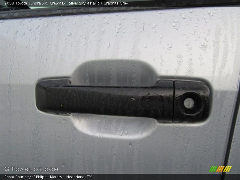 Silver Sky Metallic / Graphite Gray 2008 Toyota Tundra SR5 CrewMax