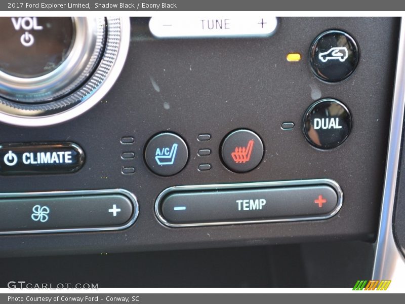 Shadow Black / Ebony Black 2017 Ford Explorer Limited