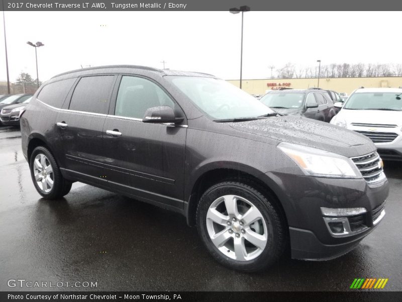 Tungsten Metallic / Ebony 2017 Chevrolet Traverse LT AWD