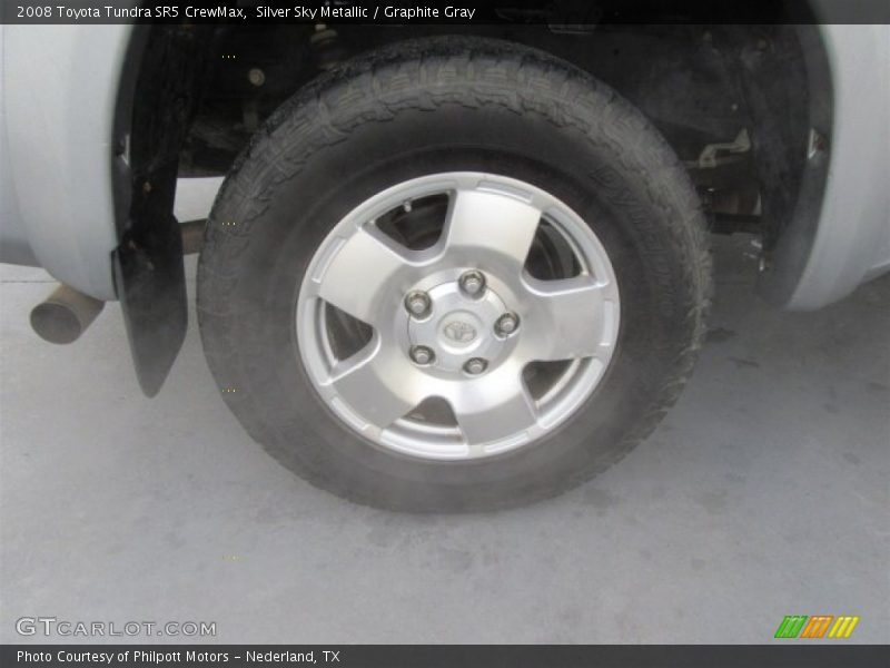 Silver Sky Metallic / Graphite Gray 2008 Toyota Tundra SR5 CrewMax