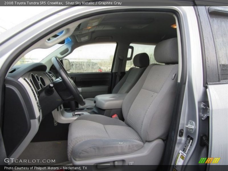 Silver Sky Metallic / Graphite Gray 2008 Toyota Tundra SR5 CrewMax