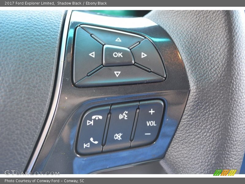 Shadow Black / Ebony Black 2017 Ford Explorer Limited