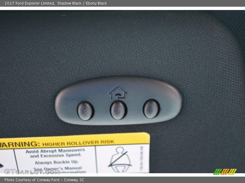 Shadow Black / Ebony Black 2017 Ford Explorer Limited