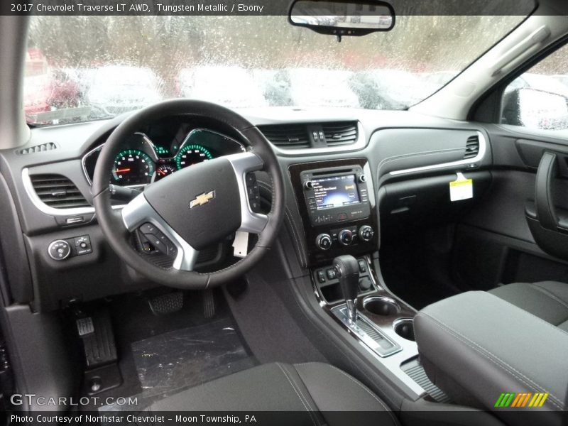 Tungsten Metallic / Ebony 2017 Chevrolet Traverse LT AWD