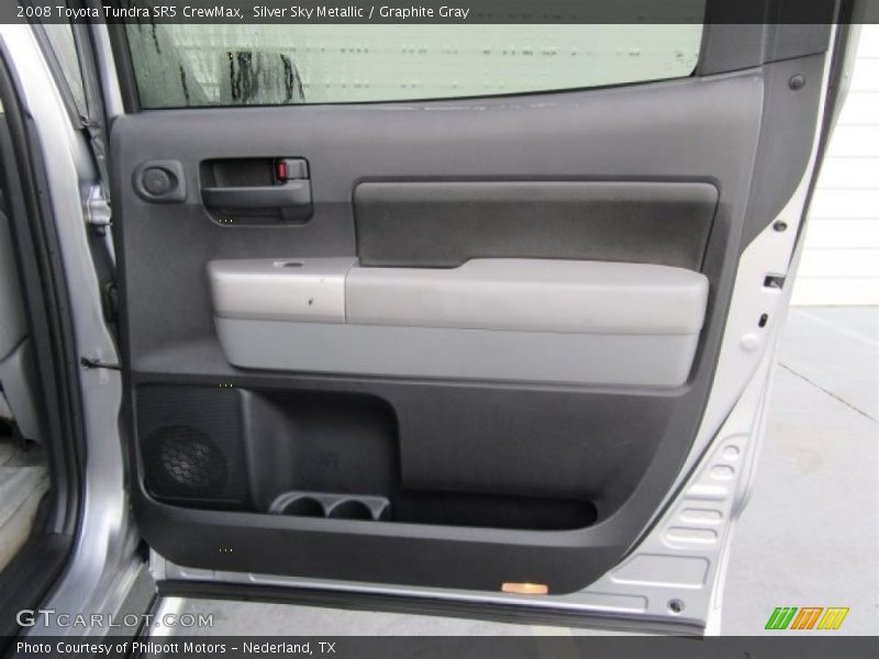 Silver Sky Metallic / Graphite Gray 2008 Toyota Tundra SR5 CrewMax