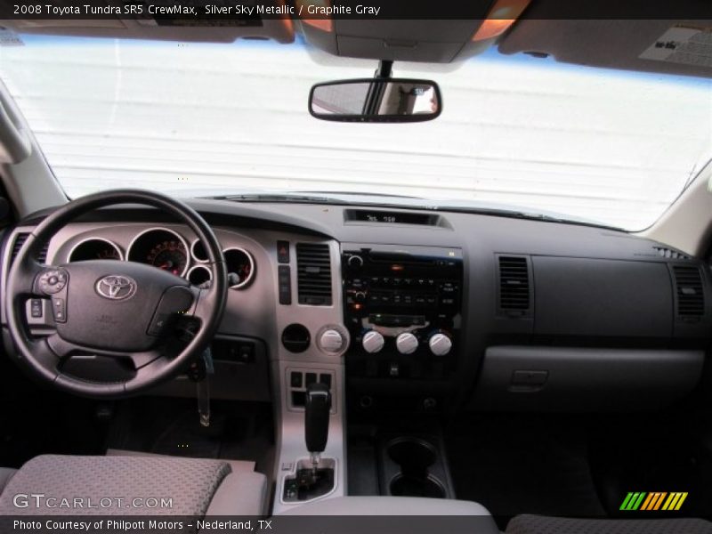 Silver Sky Metallic / Graphite Gray 2008 Toyota Tundra SR5 CrewMax