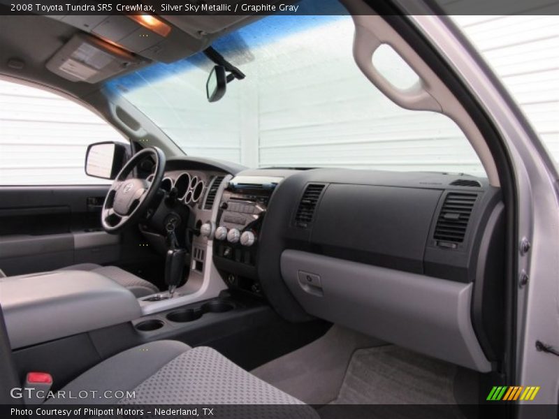 Silver Sky Metallic / Graphite Gray 2008 Toyota Tundra SR5 CrewMax