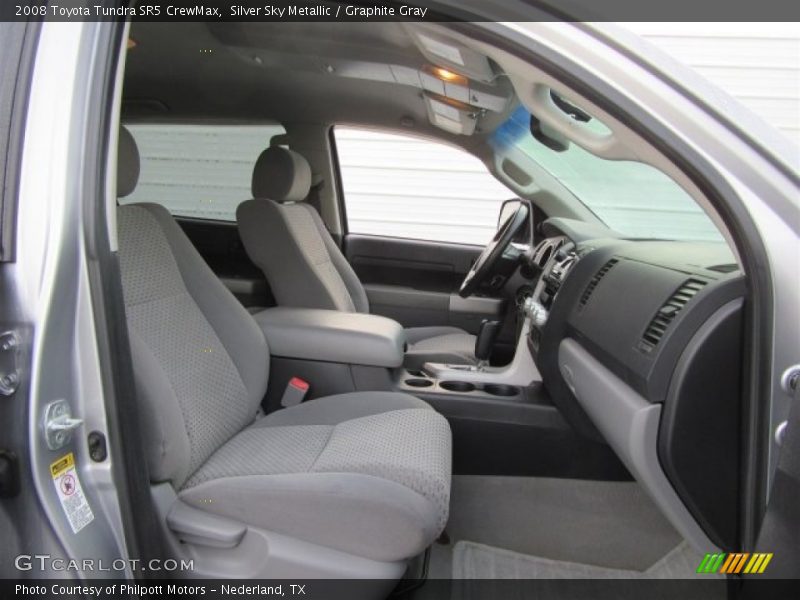Silver Sky Metallic / Graphite Gray 2008 Toyota Tundra SR5 CrewMax