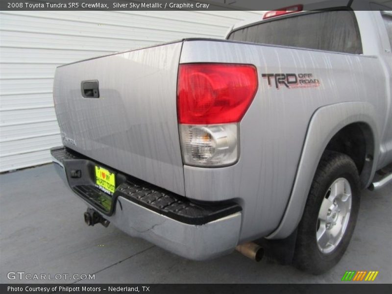 Silver Sky Metallic / Graphite Gray 2008 Toyota Tundra SR5 CrewMax