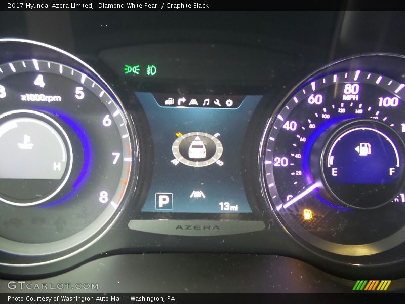  2017 Azera Limited Limited Gauges