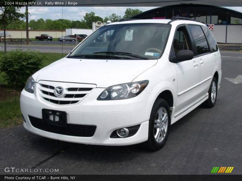 Rally White / Beige 2004 Mazda MPV LX