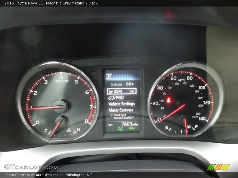Magnetic Gray Metallic / Black 2016 Toyota RAV4 SE