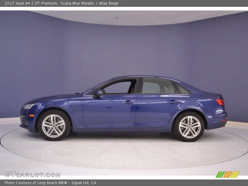  2017 A4 2.0T Premium Scuba Blue Metallic