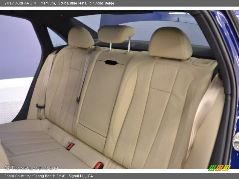 Scuba Blue Metallic / Atlas Beige 2017 Audi A4 2.0T Premium