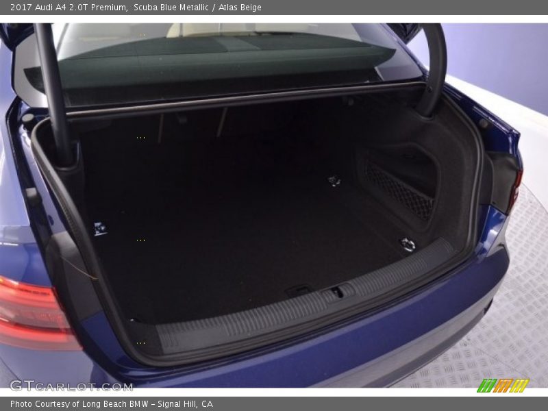 Scuba Blue Metallic / Atlas Beige 2017 Audi A4 2.0T Premium