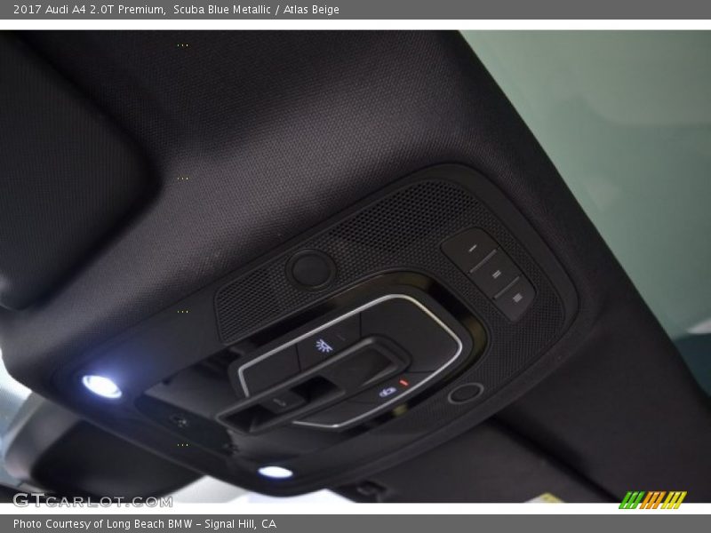 Scuba Blue Metallic / Atlas Beige 2017 Audi A4 2.0T Premium