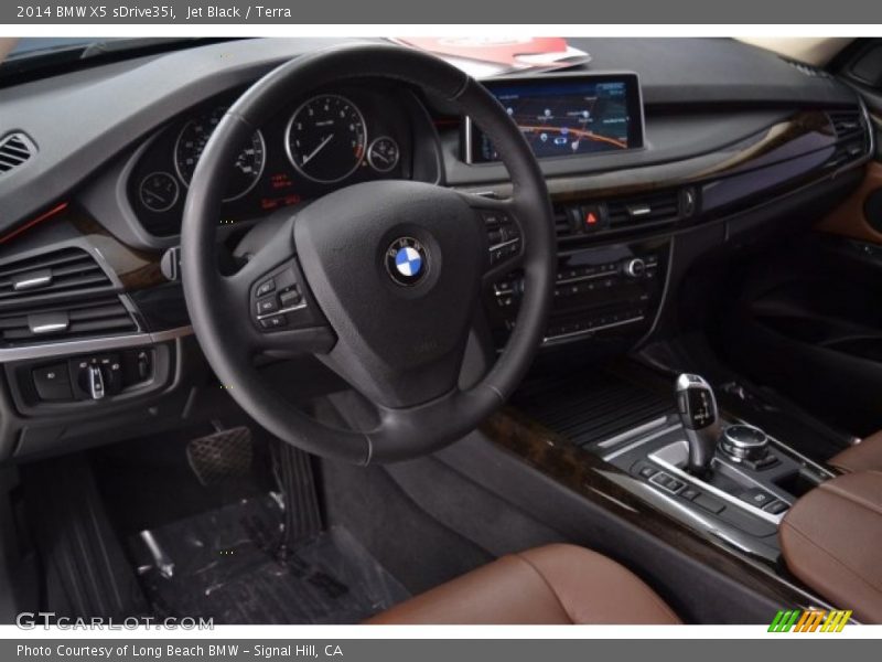 Jet Black / Terra 2014 BMW X5 sDrive35i