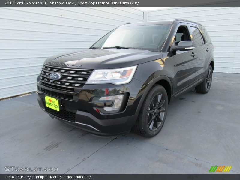 Shadow Black / Sport Appearance Dark Earth Gray 2017 Ford Explorer XLT