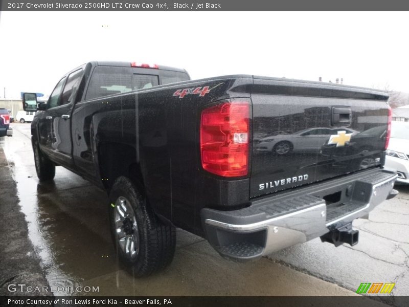 Black / Jet Black 2017 Chevrolet Silverado 2500HD LTZ Crew Cab 4x4