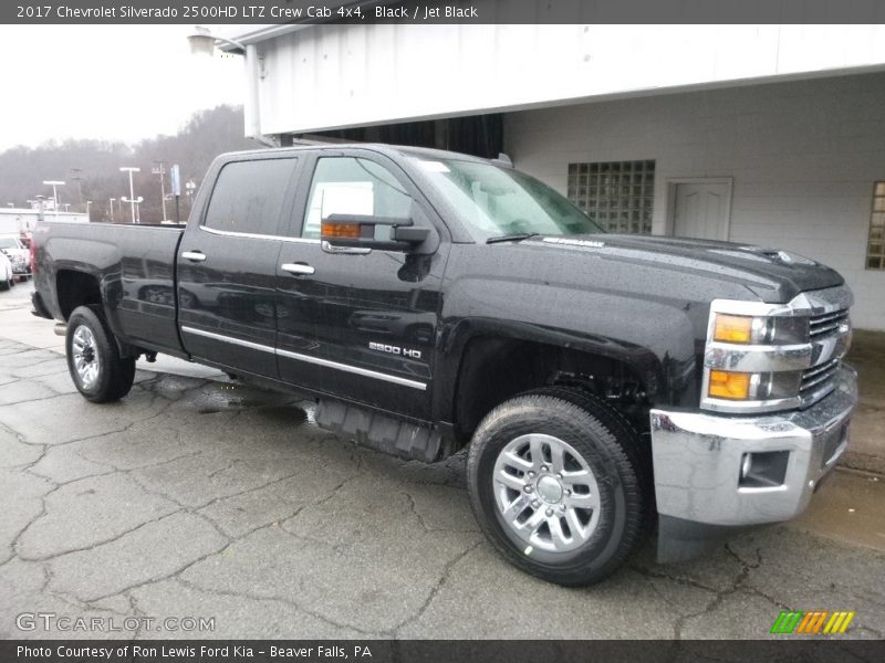 Black / Jet Black 2017 Chevrolet Silverado 2500HD LTZ Crew Cab 4x4
