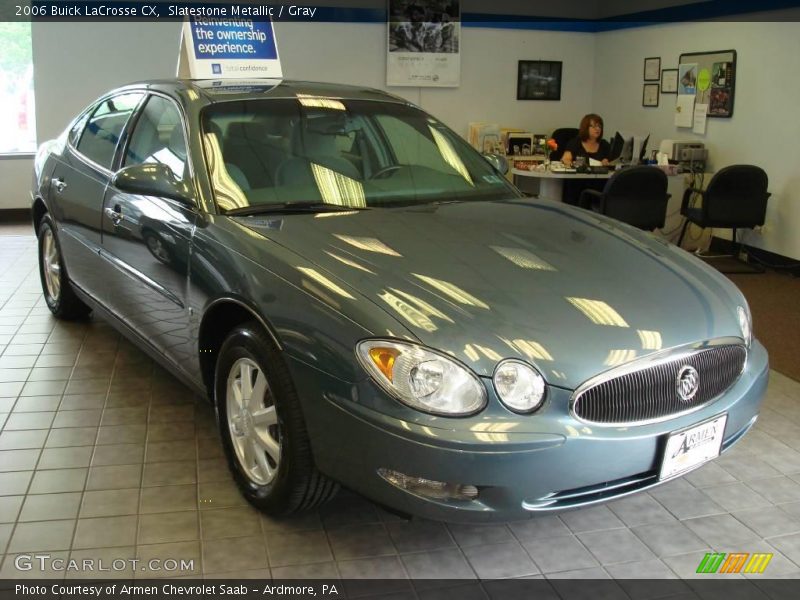 Slatestone Metallic / Gray 2006 Buick LaCrosse CX
