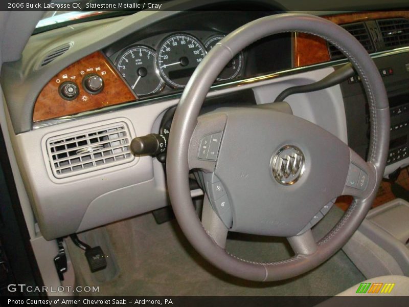 Slatestone Metallic / Gray 2006 Buick LaCrosse CX