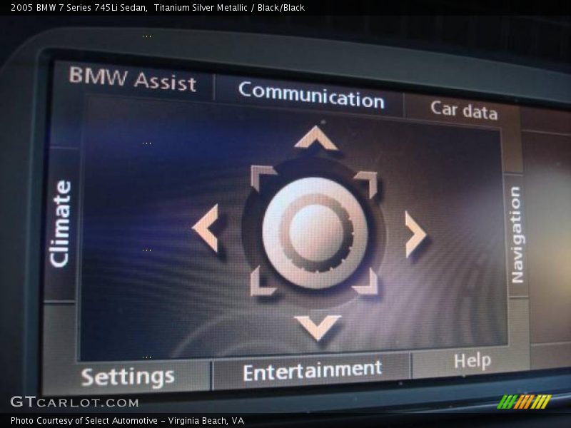 Titanium Silver Metallic / Black/Black 2005 BMW 7 Series 745Li Sedan
