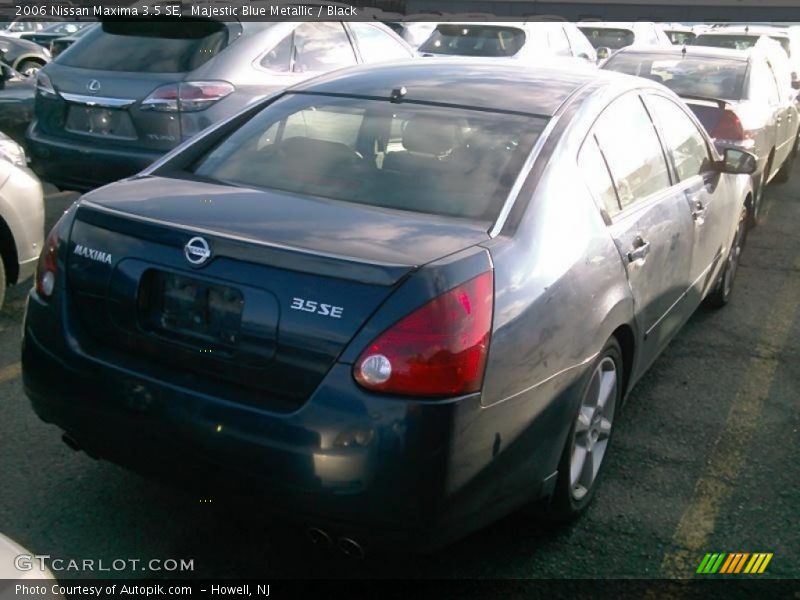 Majestic Blue Metallic / Black 2006 Nissan Maxima 3.5 SE