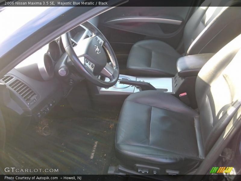 Majestic Blue Metallic / Black 2006 Nissan Maxima 3.5 SE