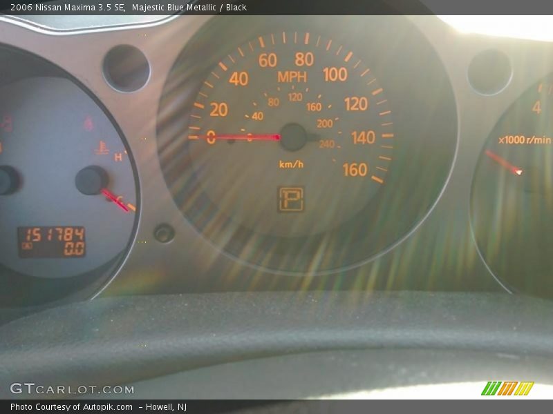 Majestic Blue Metallic / Black 2006 Nissan Maxima 3.5 SE