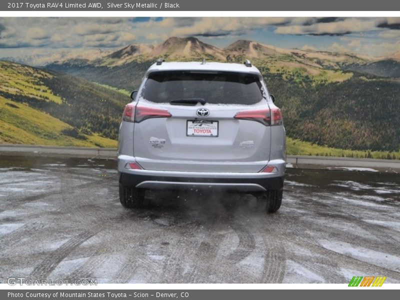 Silver Sky Metallic / Black 2017 Toyota RAV4 Limited AWD
