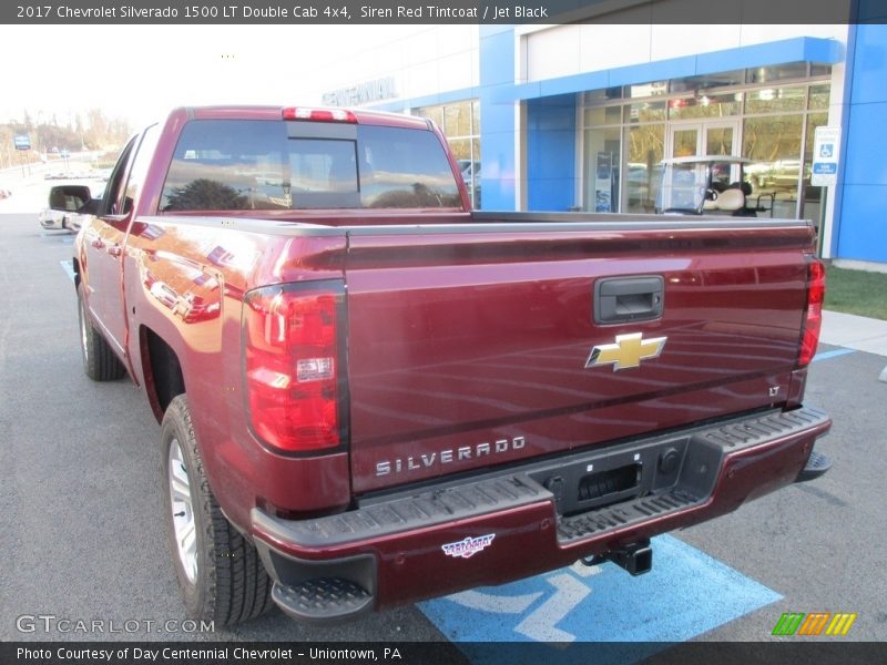 Siren Red Tintcoat / Jet Black 2017 Chevrolet Silverado 1500 LT Double Cab 4x4