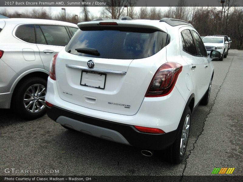 Summit White / Ebony 2017 Buick Encore Premium AWD