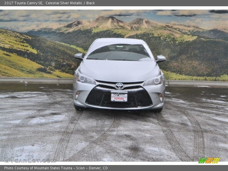 Celestial Silver Metallic / Black 2017 Toyota Camry SE