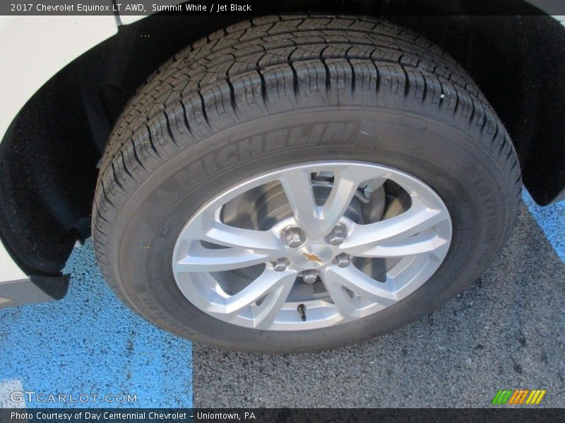 Summit White / Jet Black 2017 Chevrolet Equinox LT AWD