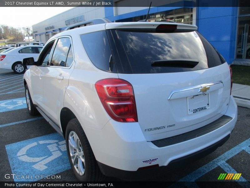 Summit White / Jet Black 2017 Chevrolet Equinox LT AWD
