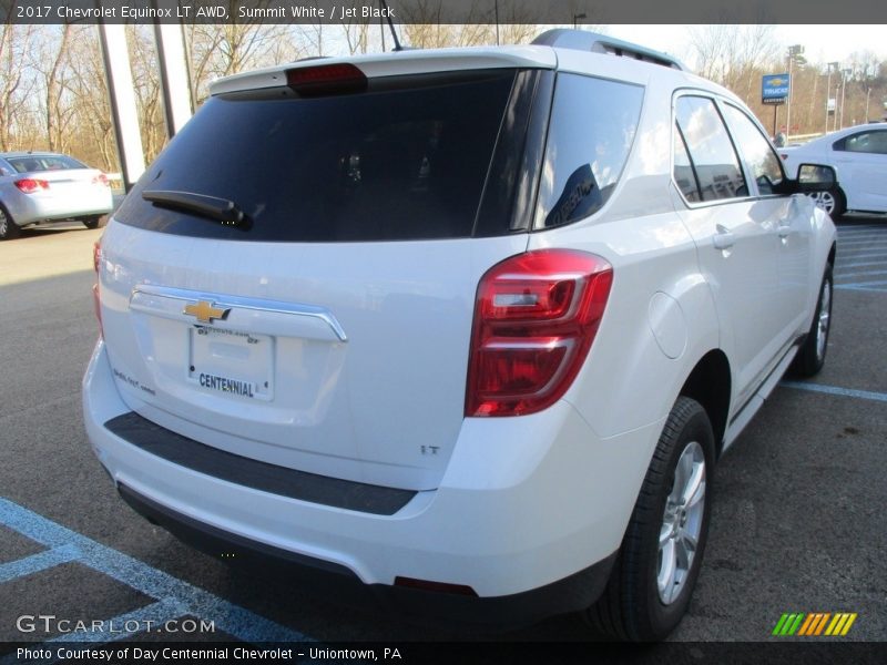 Summit White / Jet Black 2017 Chevrolet Equinox LT AWD