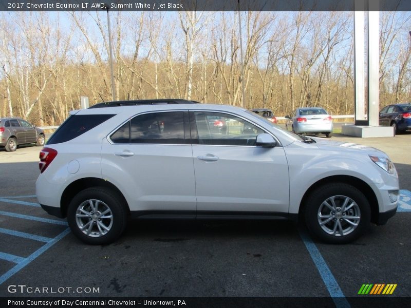 Summit White / Jet Black 2017 Chevrolet Equinox LT AWD