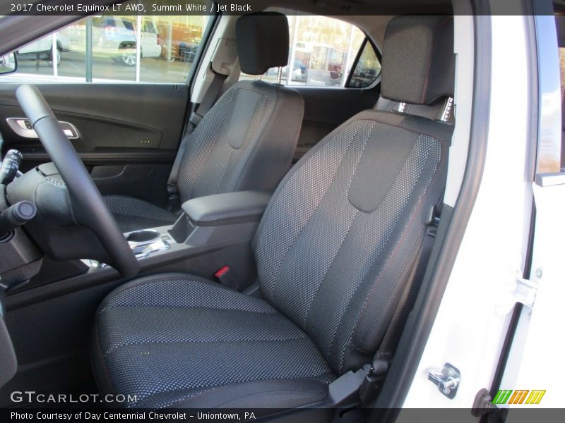 Summit White / Jet Black 2017 Chevrolet Equinox LT AWD