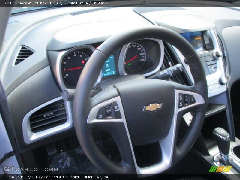 Summit White / Jet Black 2017 Chevrolet Equinox LT AWD