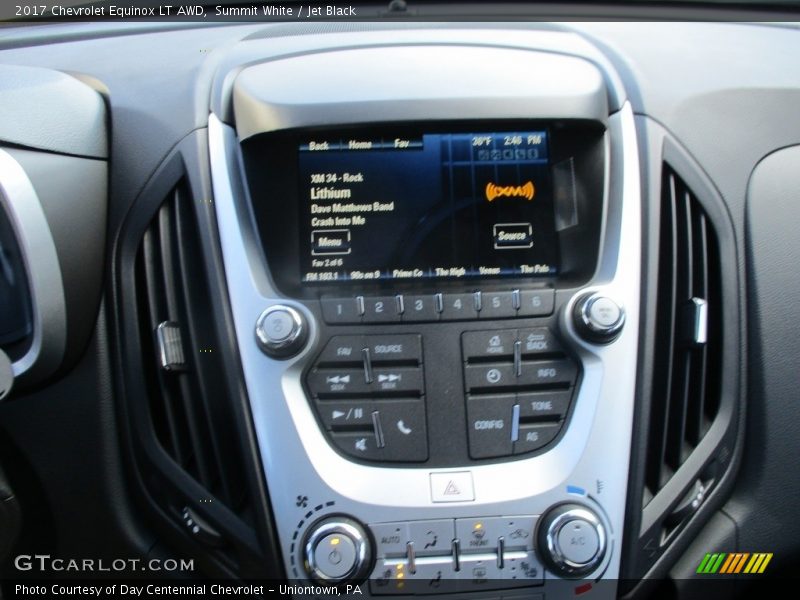 Summit White / Jet Black 2017 Chevrolet Equinox LT AWD