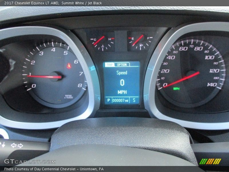 Summit White / Jet Black 2017 Chevrolet Equinox LT AWD