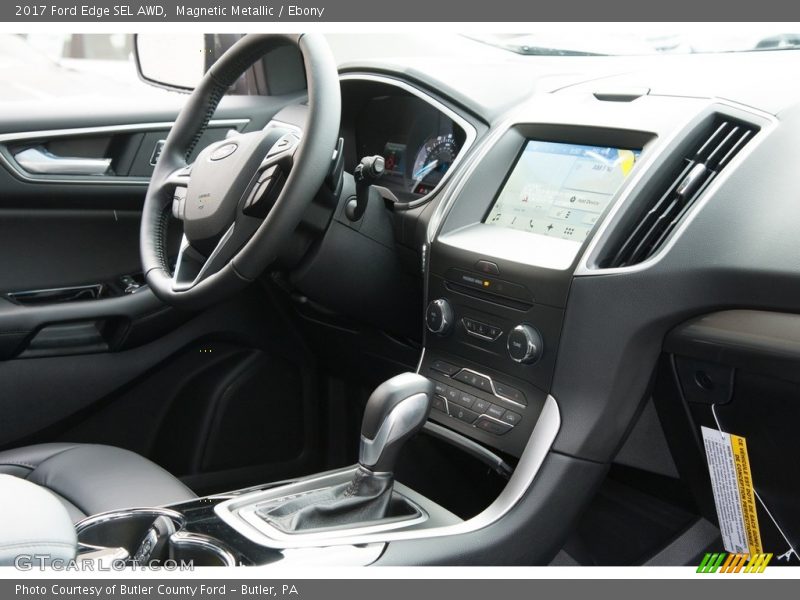 Magnetic Metallic / Ebony 2017 Ford Edge SEL AWD