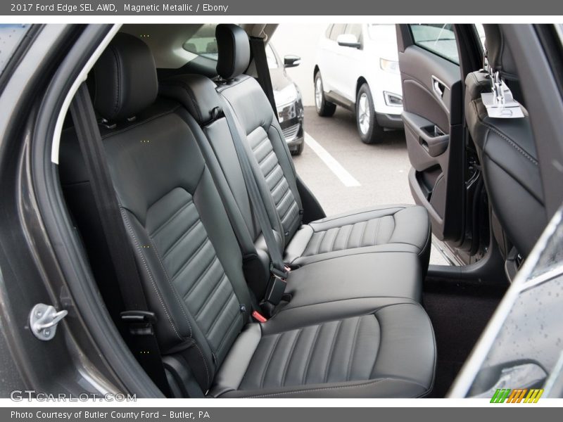 Rear Seat of 2017 Edge SEL AWD