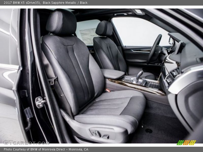Black Sapphire Metallic / Black 2017 BMW X5 sDrive35i